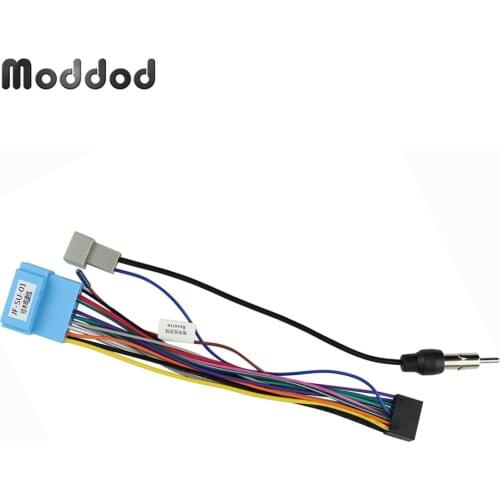 Car Radio Wire Fasica Fit for Suzuki Swift Vitra SX4 2006+ Stereo Audio Adaptor Wiring Harness Power Cable Accessories Antenna