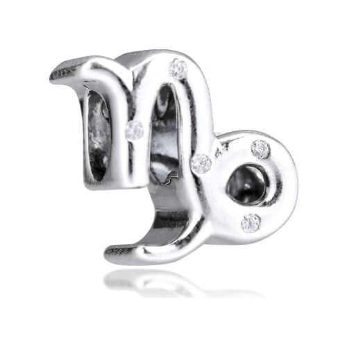 CKK Capricorn Zodiac Charms 925 Original Fit Pandora Bracelet Sterling Silver Charm Beads for Jewelry Making kralen Berloque
