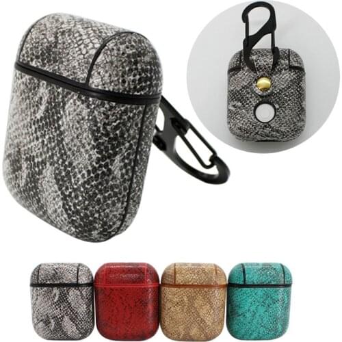 Earphone Cases for Apple Airpods Case Leather PU Bluetooth Headset Protection Cover Wireless Earphone Leather Box Earbuds Bag