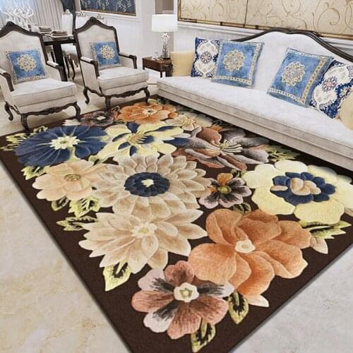 Zen Tea Room Home Sofa Coffee Table Mat Chinese Style Classical New Chinese Retro New Simple Carpet Living Room Bedroom