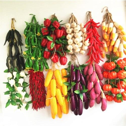 Cucumber potato tomato mushroom hotel dining room hall restaurant store shop decor artificial vegetables bunches model props