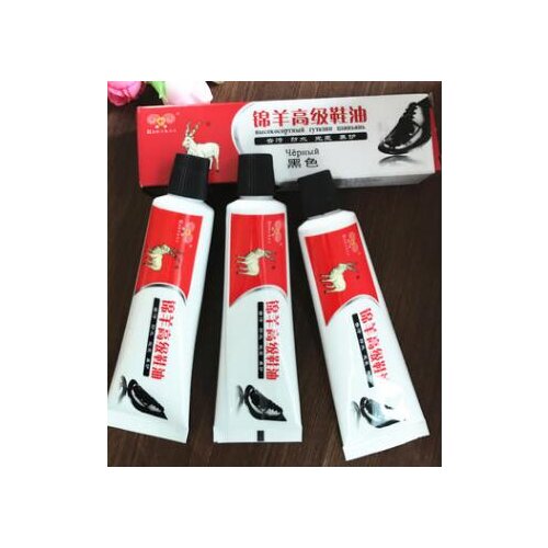 1PC Leather Shoes Wax Polish Waterproof High Gloss Shine 25g Black White Brown