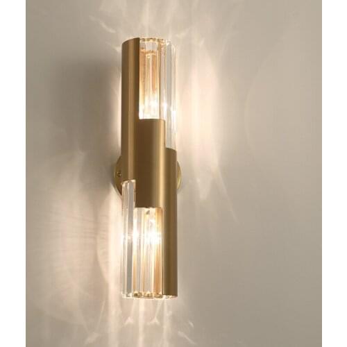 Postmodern Style Bedroom Wall Lamp Bedside Living Room Corridor Aisle Nordic Minimalist Design Creative Crystal Lighting Fixture