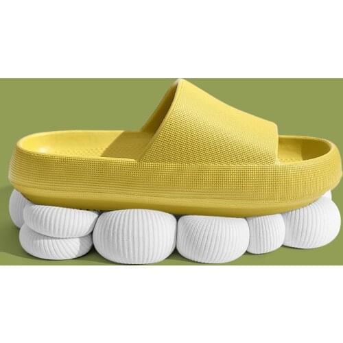 New Summer Women Thick Platform Mens Slippers Beach Soft Flip Flops Slide Sandals Leisure Ladies Indoor Bathroom Anti-slip Shoe