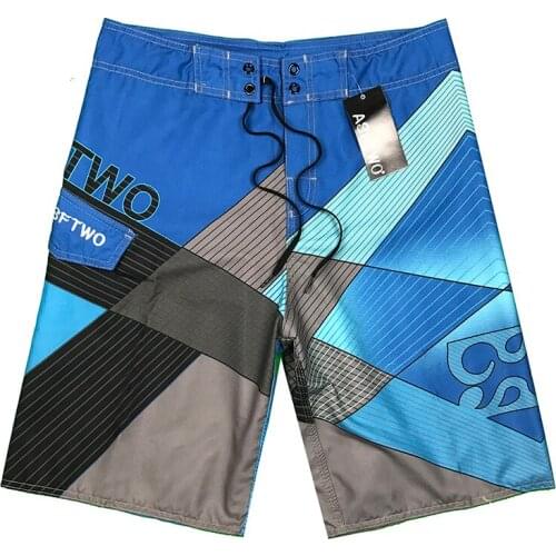 New Mens Swim Shorts Quick Dry Swimsuit Beach Board Swimwear Fashion Volley Shorts Beachwear with Pocket Swimming Trunks