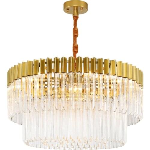 Postmodern crystal light luxury chandelier villa shop restaurant living room hotel box creative personality chandelier