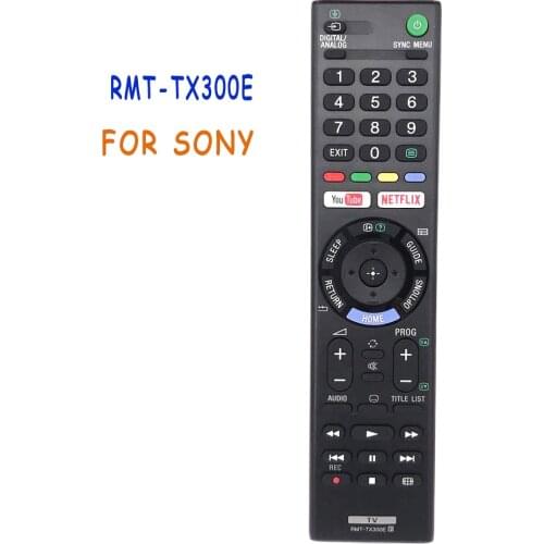 New RMT-TX300E Remote Control For Sony RMTTX300E LED LCD Bravia Smart TV KDL-43WE750 KDL-43WE753 4K HDR Ultra HD Android TV