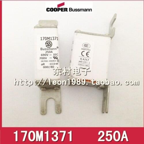 [SA]- United States BUSSMANN Fuses 170M1371 170m1371D 250A 690V fuse--5PCS/LOT