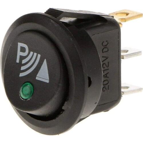 Round 3 Pin Rocker / Parking Off Switch Front Rear Walking Sensor