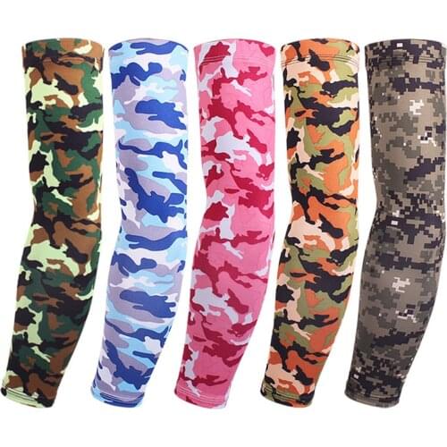 UV Sun Protection Arm Sleeves for Men & Women Sports Athletic Compression Cooling Arm Cover for Basketball, Running, Cycling