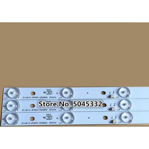 1set=3pcs led39c310a light bar d39-2000 js-lb-d-jp3920-052dbad LED39C310A LED39C310B 10leds 76CM