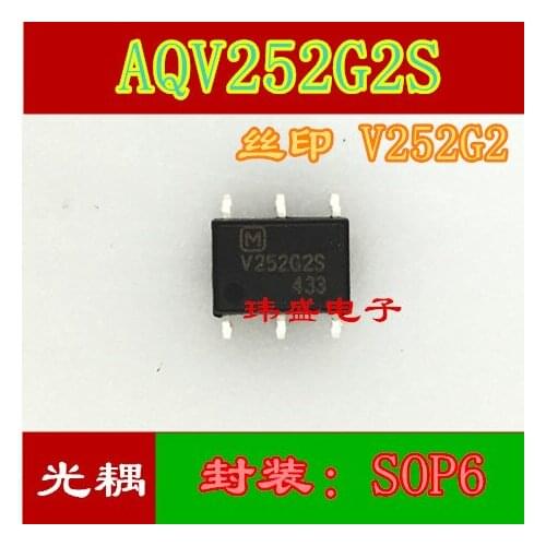 10pcs AQV252G2S V252G2 SOP6