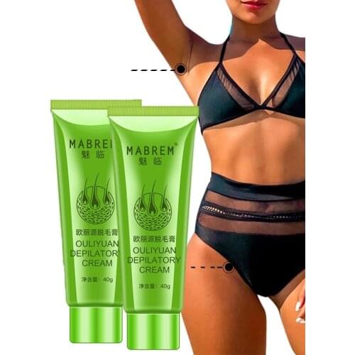 2PCS MABREM Hair Removal Cream Painless Hair Remover For Armpit Legs and Arms Skin Care Body Care Depilatory Cream For Men Women