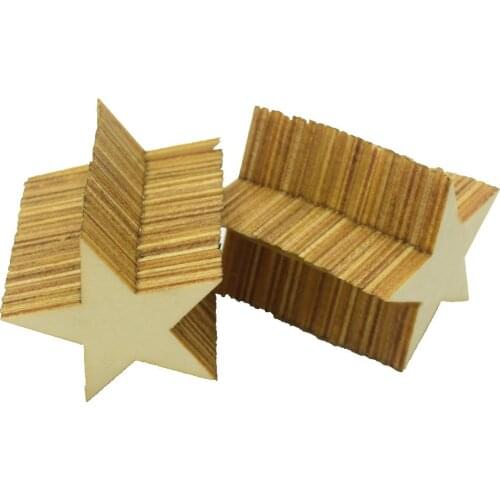 50Pcs DIY 4/5/8/10/12/15cm hole with five-pointed star pendant Crafts Scrapbooking Supplies Hand-made Graffiti Buttons