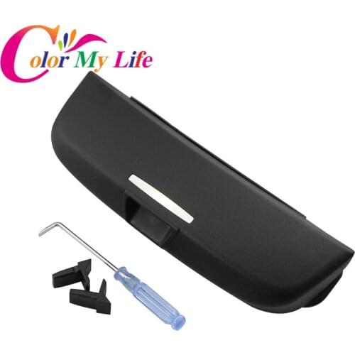 Color My Life Car Glasses Case Holder Glasses Storage Box for Toyota Land Cruiser Prado 2700 4000 Car Organizer Accessories