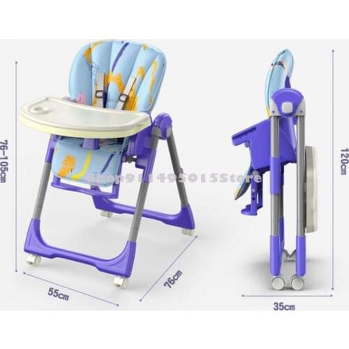 Baby Dining Chair, Baby Eating Chair, Household Foldable Dining Table Seat, Portable Multifunctional Childrens Dining Table