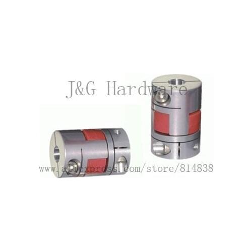 6.35 mm x 10 mm Coupling CNC OD = 20 mm L = 30 mm Flexible Plum Coupling Shaft Coupler