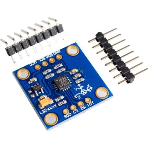 GY-50 L3G4200D Triple Axis Gyro Angular Velocity Sensor Module IIC / SPI Communication Protocol For Arduino