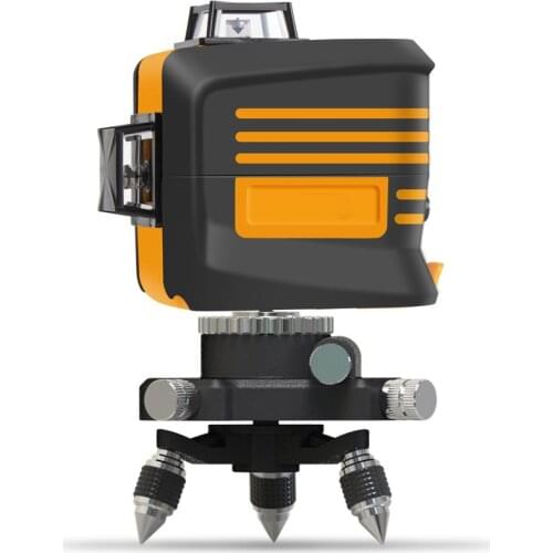 12 Cross Lines 3D Laser Level Self-Leveling 360 Rotatable Indoor Outdoor Green Line Alternating Direct Horizontal Vertical