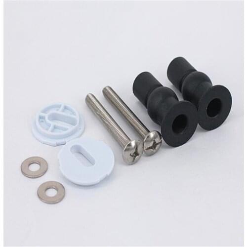 Toilet lid fastener screw sets lavatory closestool cover fixing screw pack lavatory seat connector holder accessory