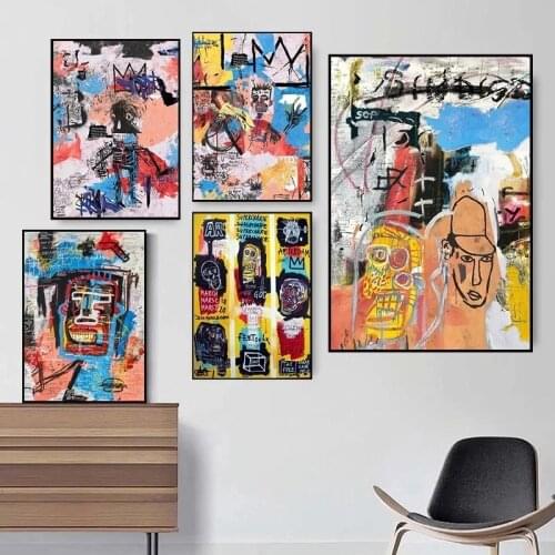 Surreal abstract street graffiti Wall Art Canvas Painting Nordic Posters And Prints Wall Pictures For Living Home Decoration