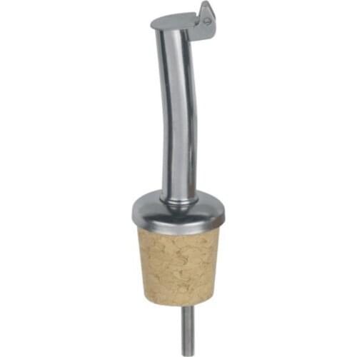 NEW FREE SHIPPING 100pcs/lot wine pourer oil pourer food grade cork pourers stainless steel 304 bottle pourer with silver cap