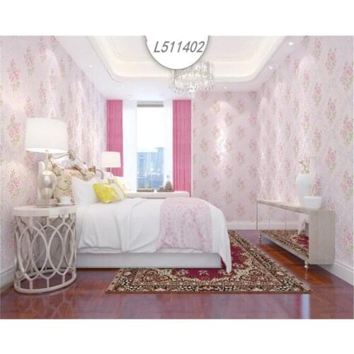 Beibehang European style pastoral non woven wallpaper warm full floor 3D living room TV wall papel de parede wallpaper 3d