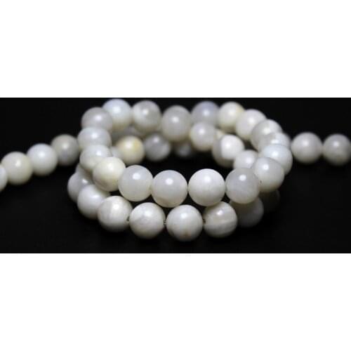 Wholesale Natural White Crazy Agat Stone Beads For Jewelry Making DIY Bracelet Necklace Bracelet 6/8/10/ 12 mm Strand 15.5