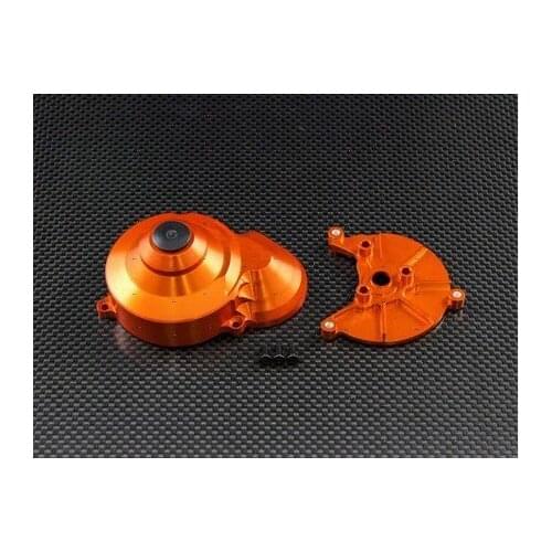 Axial wraith 1/10 alloy dig transmission case main gear cover 2pcs