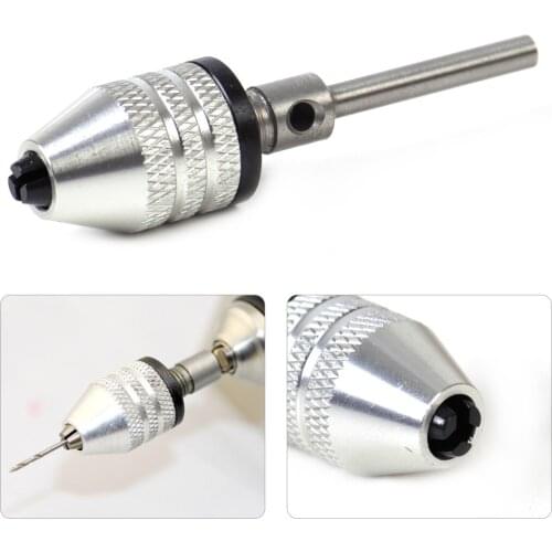 LETAOSK Mini 0.3-4mm Keyless Drill Bit Chuck Adapter Screwdriver Convertor for Rotary Tool