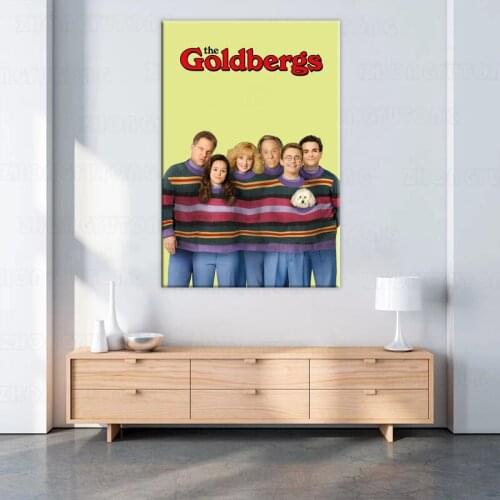 Posters and Prints Hot The Goldbergs Funny TV Series Show Season Custom Art Poster Canvas Painting Home Decor frame