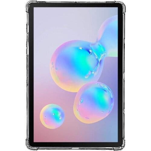Shockproof Silicone Case For Samsung Galaxy Tab S6 10.5 2019 SM-T860/T865 Airbag Case Flexible Clear Transparent Back Cover