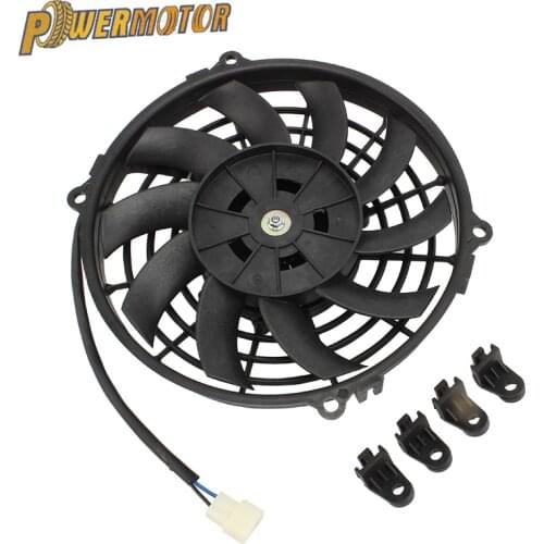 Motorcycle Oil Cooler Electric Radiator Cooling Fan Engine Radiator For Dirt Bike ATV Quad Buggy Motorcycle