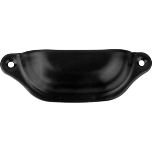 Retro Vintage Zinc Alloy Pull Cupboard Cabinet Drawer Bin Handle Black Pack of 10