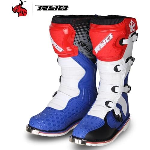 RYO Motocross Boots Men 4 Seasons Breathable Outdoor Traveling Motocross Motorcycle Racing Boots Wear-resistant Motorcycle Boots