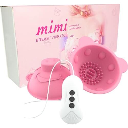 Sex Toys For Woman Nipple Sucker Pump Nipple Vibrator Stimulator Breast Enlarger Chest Massage Enlargement Female Masturbation