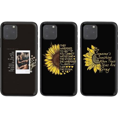 TPU Protector Phone Cases Sunflower Jesus Christ Mens For Xiaomi Mi 10 11 9 10T Pro Lite Ultra Poco X3 F3 NFC CC9 Pro