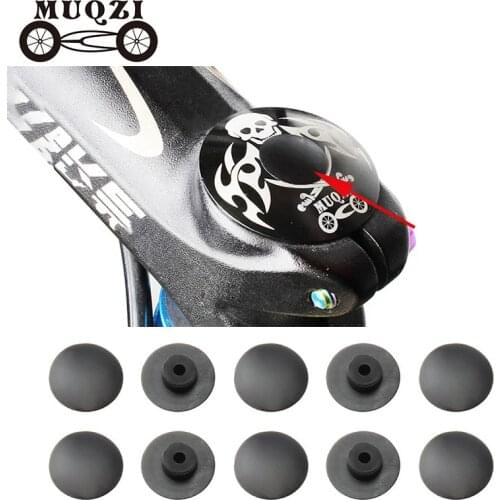 MUQZI 5/10Pcs Bike M6 Headset Screw Cap Bolt Dustproof Protective Cover Mtb Road Fixed Gear Bicycle Accessories