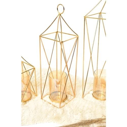 Emka Gold Rustic Candle holder