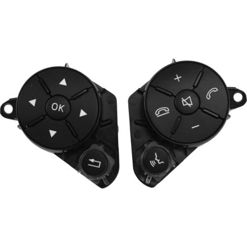 2Pcs/Set Car Steering Wheel Multi-Functional Switch Control Buttons for Mercedes Benz GLK W204 W212 X204 Car Accessories