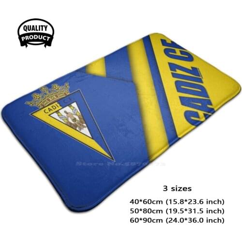 Cadiz Fc 3D Household Goods Mat Rug Carpet Foot Pad Cadiz Mágico González Cádiz Hymn Type Composition Cádiz Football Team