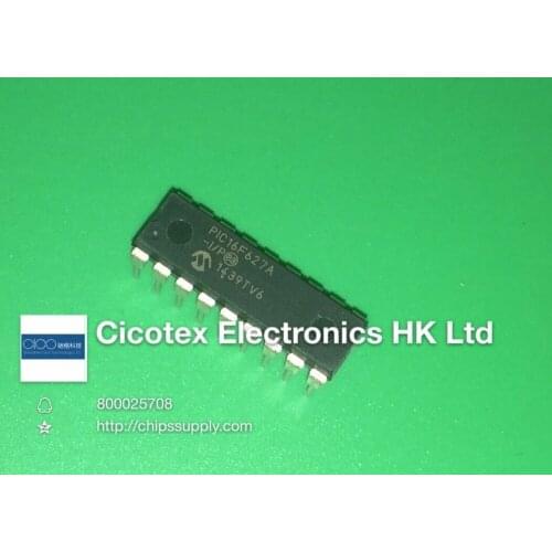 5pcs/lot PIC16F627A-I/P PIC16F627A-IP DIP18 IC MCU 8BIT 1.75KB FLASH 18DIP