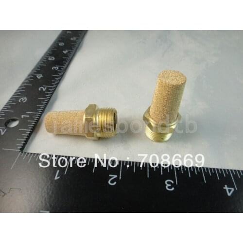 5pcs Pneumatic Filter Silencer Sintered Bronze 1/4" BSPT