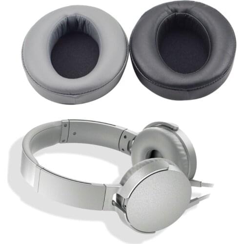 1Pair Protein Leather Earpads Ear Cushion Cover for So-ny MDR-XB950AP XB950n XB950B1 Wired Headphones Headset