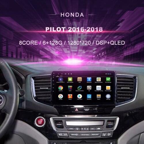 Android Car DVD For Honda PILOT (2016-2018) Car Radio Multimedia Video Player Navigation GPS Android 10.0 Double DIn