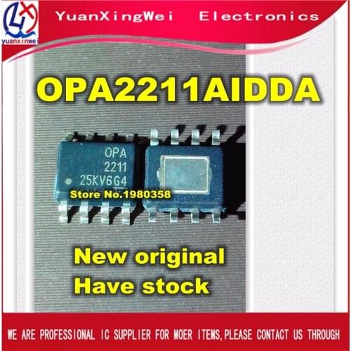 Free Shipping 5PCS OPA2211AIDDA OPA2211AIDDAR OPA2211A OPA2211 SOP8