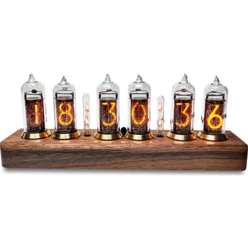 Former Soviet IN 14 glow tube clock electronic tube clock NIXIE CLOCK