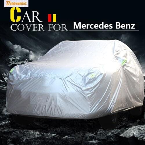Buildreamen2 Car Cover Waterproof Sun Rain Snow Protector Cover For Mercedes Benz CLK Class CLK500 CLK240 CLK270 CLK230 CLK430