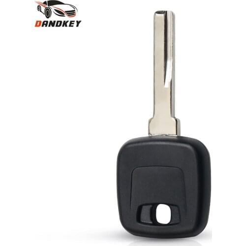 Dandkey Transponder Chip Key Shell Fit For VOLVO S40 V40 S60 S80 XC70 Key Blank HU56R Blade Remote Key Case Cover Fob No Chip