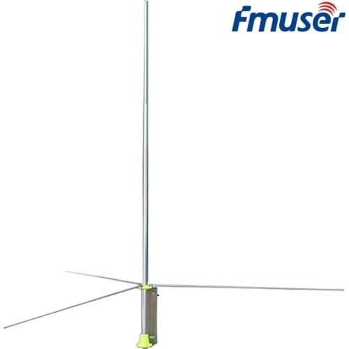 FMUSER 1/2 Wave GP200 Antenna Wholesale Professional FM Antenna BNC-SL16 With 8 Meters Cable For 5W To 100W FM Radio Transmitter
